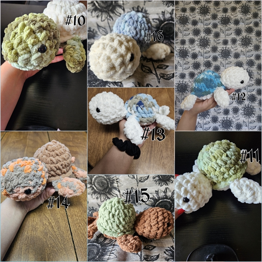 Pick one turtle! Crochet plushies - Picture 11 of 11